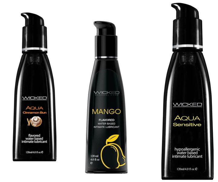 Wicked Adult Sensual Aqua Sensitive w Cinnamon Bun &amp; Mango Lubes Lubricants