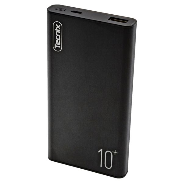 Tecnix Brushed Aluminium 10000mAh Power Bank