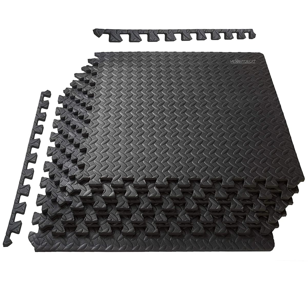 EVA Foam Interlocking Tile Gym Floor Mat - 6 Pieces Pack