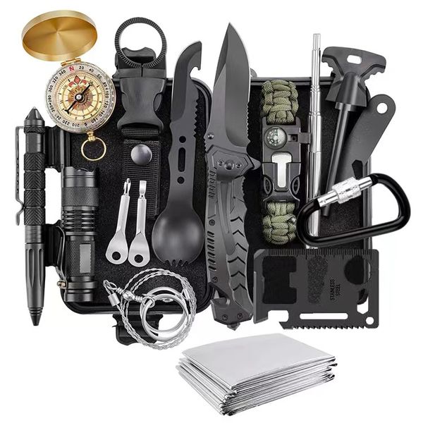 16-in-1 Multi-Function Tactical Survival Kit