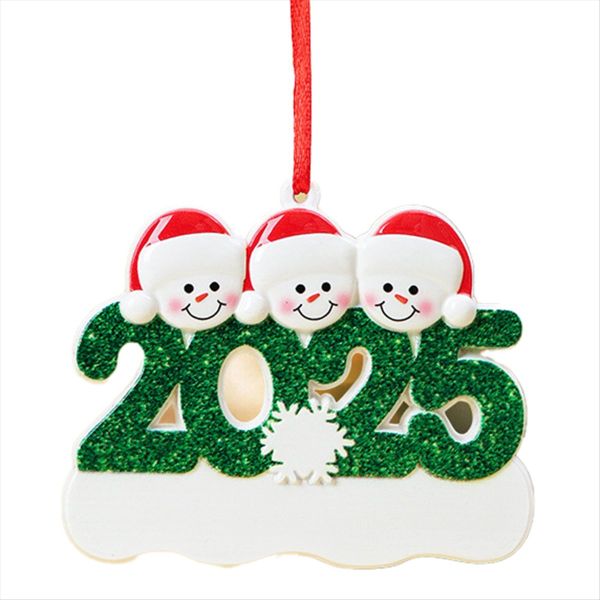 2025 Personalized Family Christmas Ornaments Custom Name Family with Text C