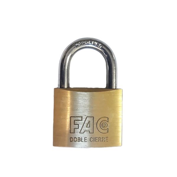 Fortis Brass Padlock 40mm Keyed Differ