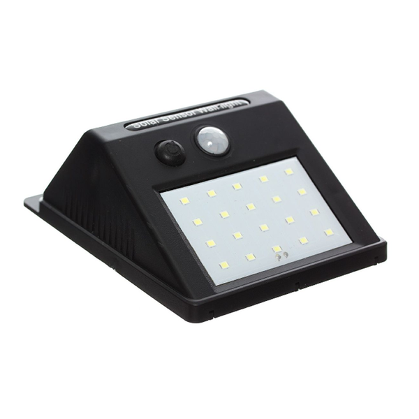Black Wall Solar Sensor Light