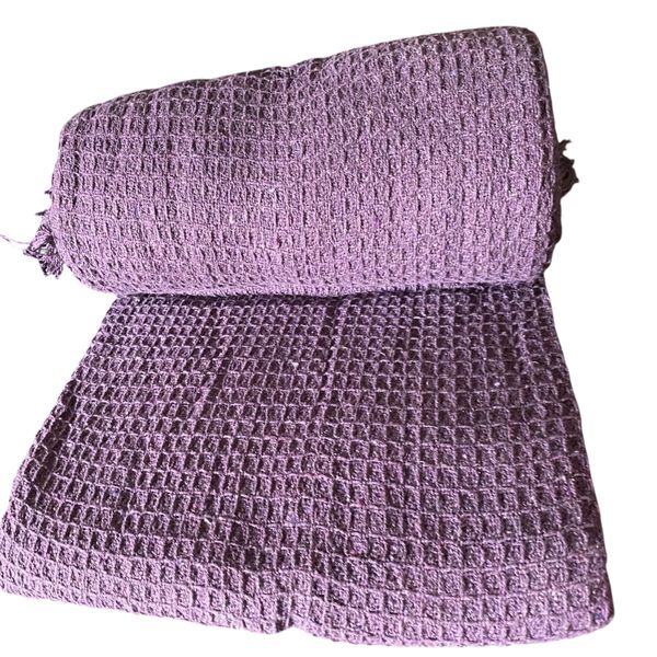 Magenta XXL Muslim Waffle Throw