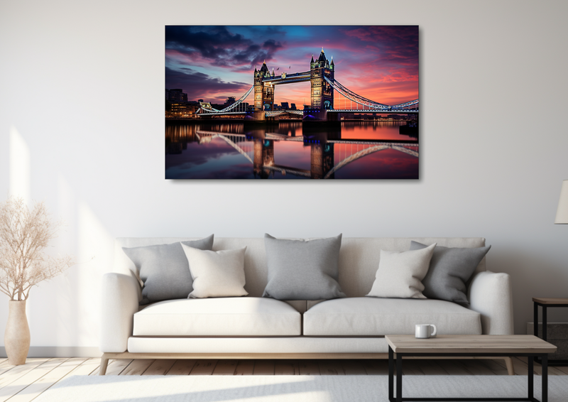 Canvas Wall Art - Tower Bridge Twilight - HD0053