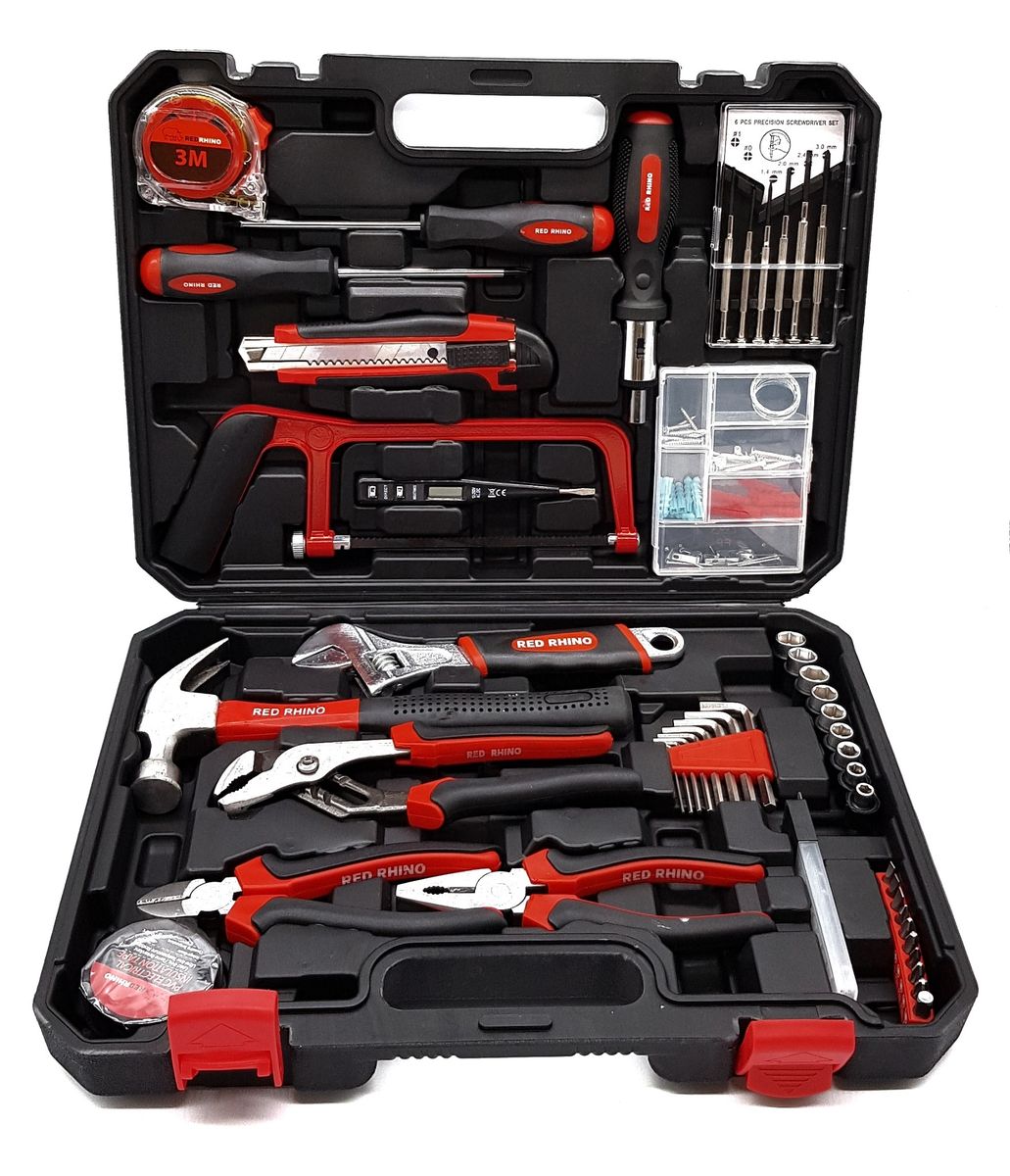 Red Rhino - Hand Tools Set - 100 Pieces