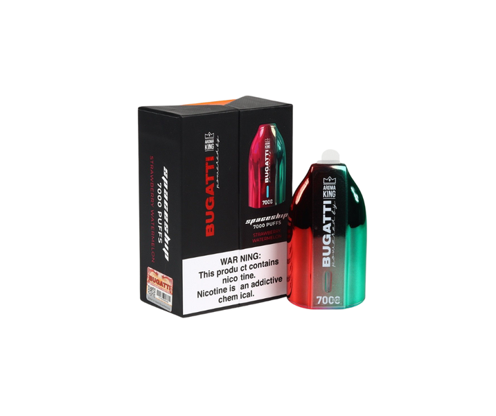 Bugatti Spaceship Disposable Vape 7000 Puff 15ml 5% - Strawberry Watermelon