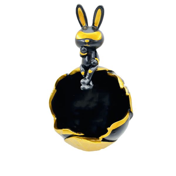 Markoman-Home Decor Rabbit Resin Rtorage Ornaments