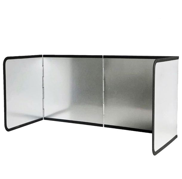 Splatter Guard for Frying Non-Stick Foldable Grease Screen Backsplash Anti