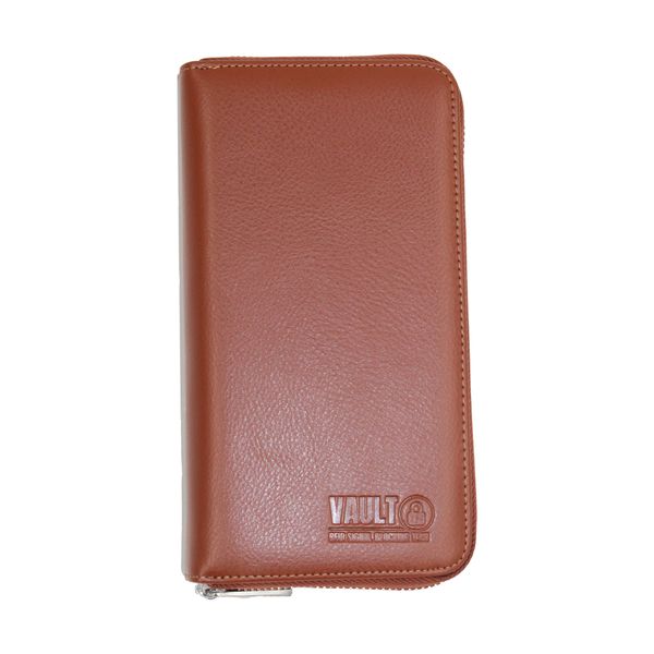 Ladies Genuine Leather RFID Anti-Theft Signal Hijacking Credit Card Wallet