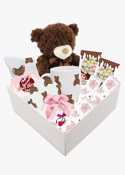 Cute Teddy Bear Gift Set With Gift Box