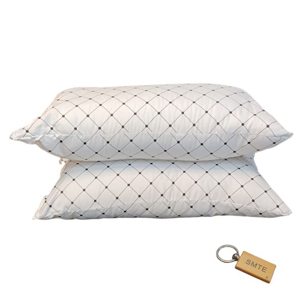 Soft Standard Pillowcase Set - 2 Pieces with Smte Keyring-A5