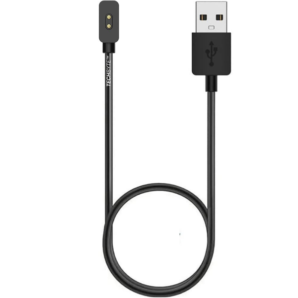 TechByte Charging Cable for Xiaomi Band 9/Xiaomi Band 8 - USB-A/Black - 1m
