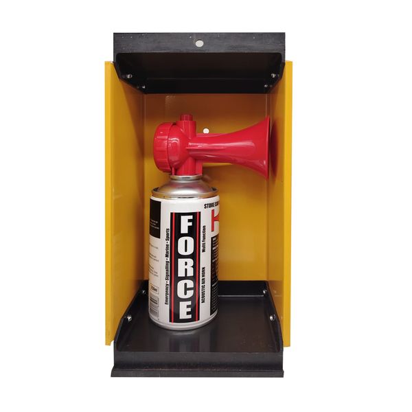 Force 250ml Sound Horn in Yellow Safety Box