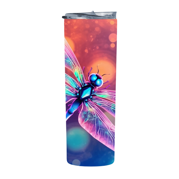 Glowing Dragonfly 83 20 Oz Straight Skinny Tumbler 203