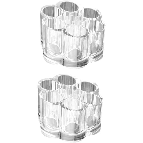 2 Piece Eco-friendly Makeup Box Organizer for Lipstick Gloss Eyebrow Pencil