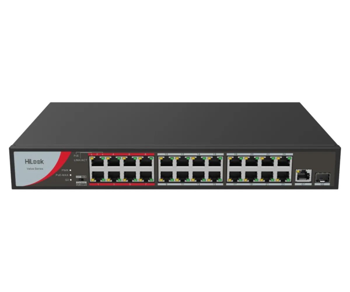 HILOOK-24 Port Fast Ethernet Unmanaged POE Switch NS-0326P-230(B) | Buy ...