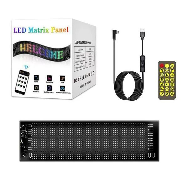 Matrix Panel USB 5V Application Controls RGB Pattern Digital Scrolling