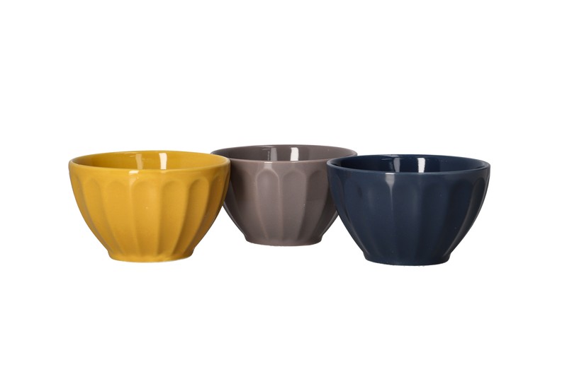 Danny Home Ceramic Dessert Bowl - 3 Piece