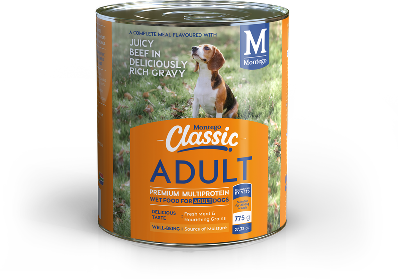Montego - Classic Wet Adult Steak in Gravy - 775g Dog Wet Food