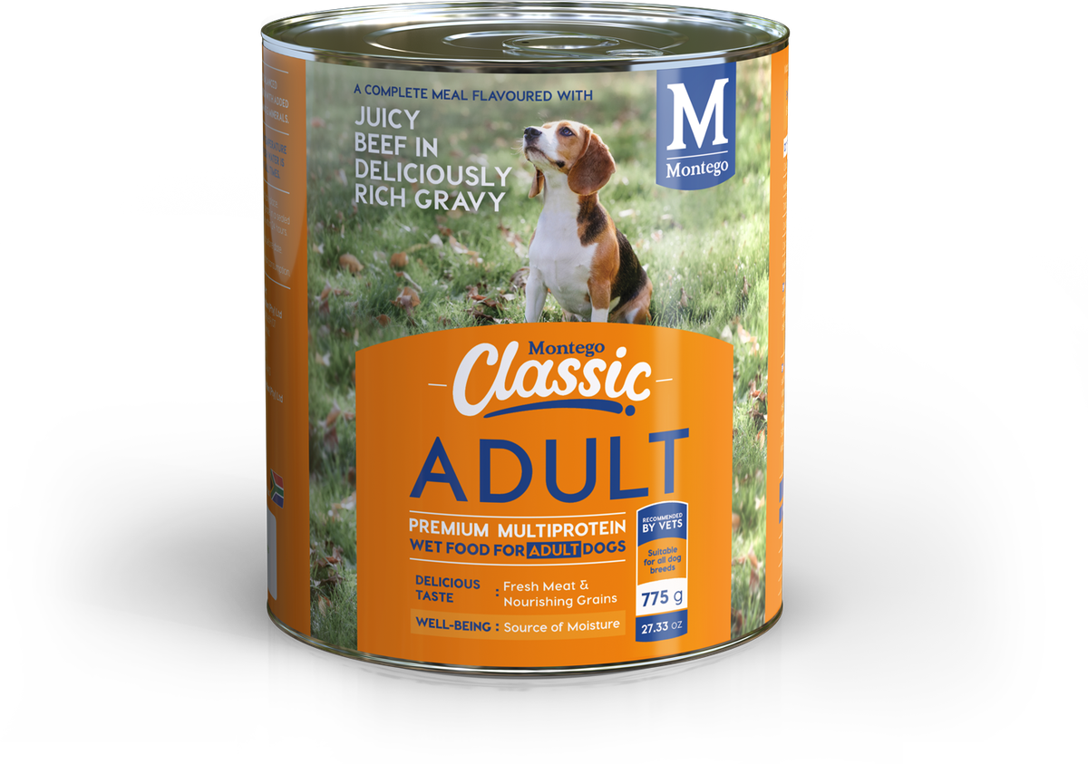 Montego Classic Wet Adult Steak in Gravy 775g Dog Wet Food Shop