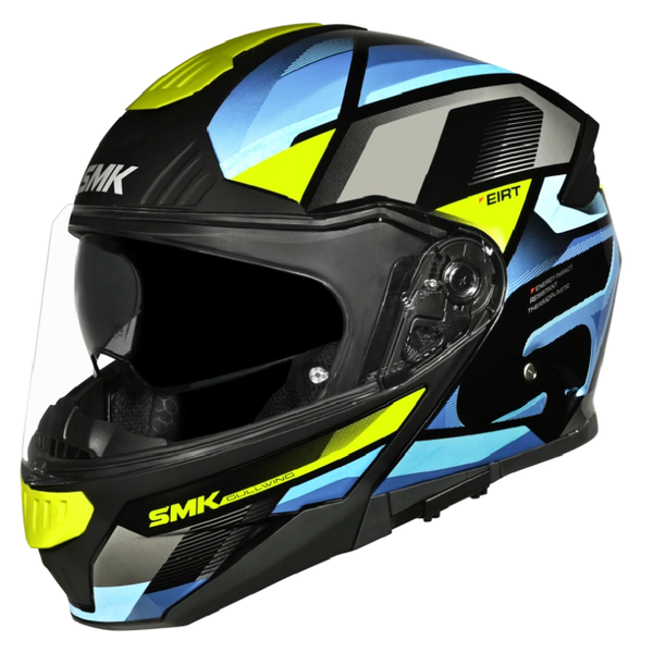 SMK Gullwing Venture GL254 Helmet - Black/Blue/Yellow