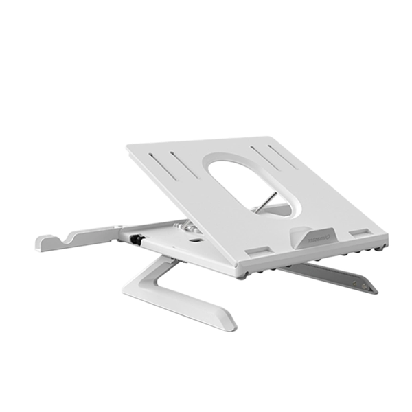 Laptop Holder, Built-In Folding Legs Phone Holder, Heat Dissipation Holes