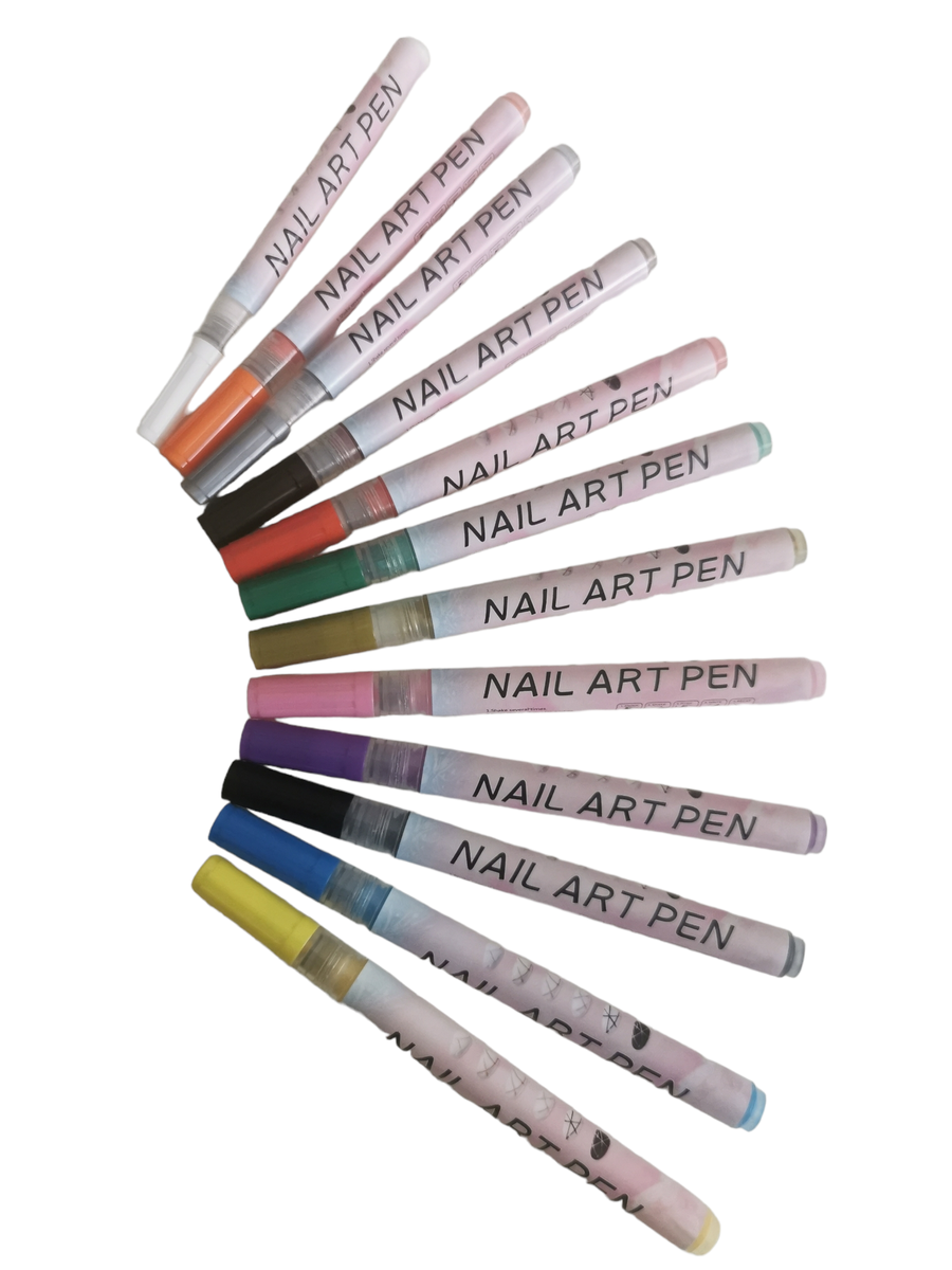 12 Nail Art Acrylic Paint Pens Fine Point Shop Today. Get it Tomorrow