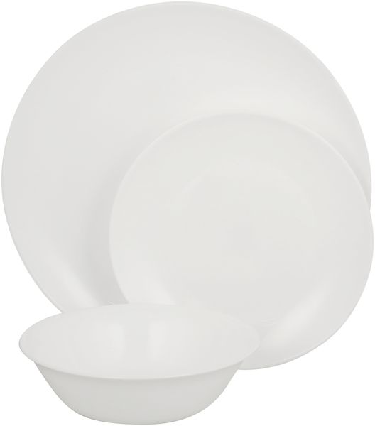 Russell Hobbs Classique 12 Piece Opal Coupe Dinnerset