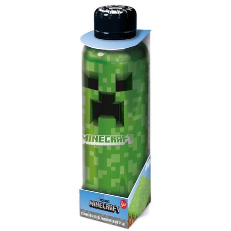 Minecraft Insulated Stainless Steel Bottle 515 ML – officialgeardirect.co.uk