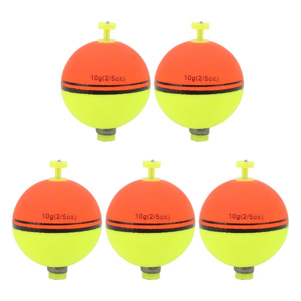 5 Pieces Round EVA Foam Drift Floats 10 Grams