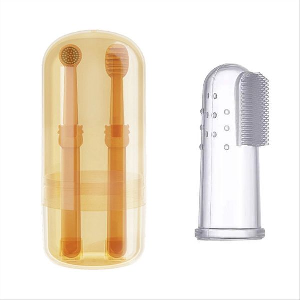 Soft Silicone Pet Dog Finger Toothbrush Pet Teeth Oral Cleaning Brush