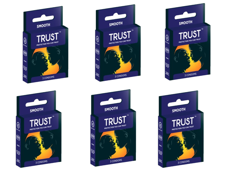 Trust Condoms SMOOTH - 6 x 3 Packs