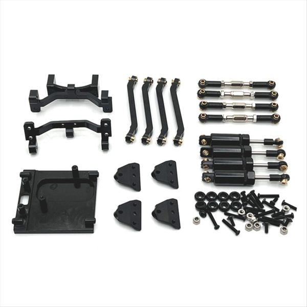 Rc Car Upgrade Pull Rod Shock Absorber Set for 1/12 Mn99S Red