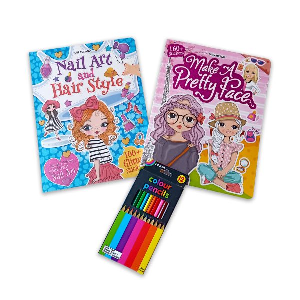 Educat Nail Art &amp; Hairstyle Book Set