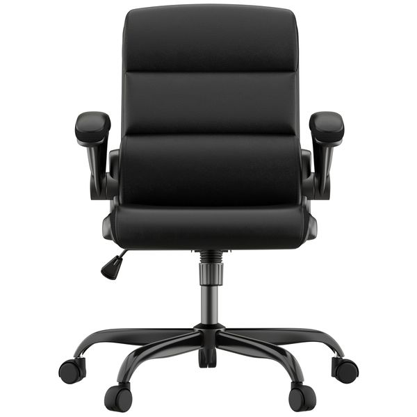 Leather Office Chair Three Section Spine Protection Computer Chair