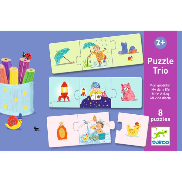 Djeco Trio Puzzle - My daily life