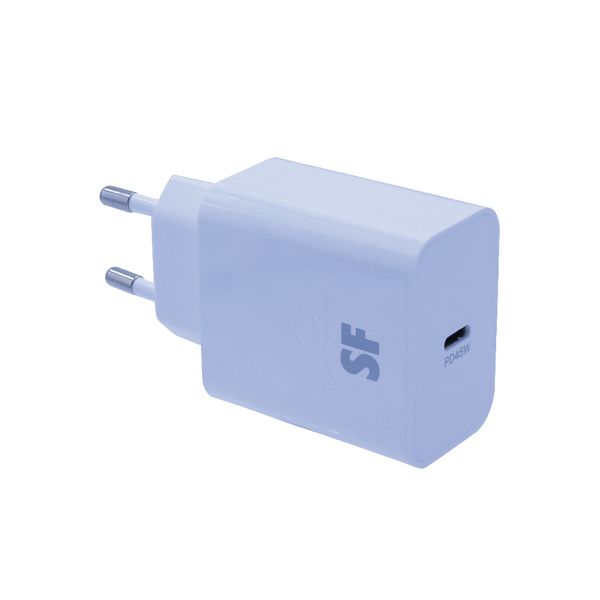 SUPA FLY Ultra-Fast 45W Type-C Wall Charger with Power Delivery + 1.2m Type-C Cable
