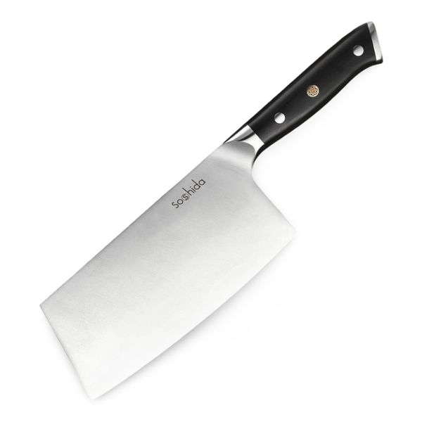 Soshida Ebony Cleaver Knife