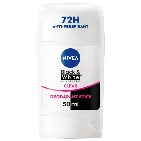 NIVEA Black &amp; White Invisible Original Anti-perspirant Stick Deo, 50ml
