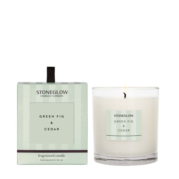 Stoneglow Fragranced Candle - Green Fig &amp; Cedar