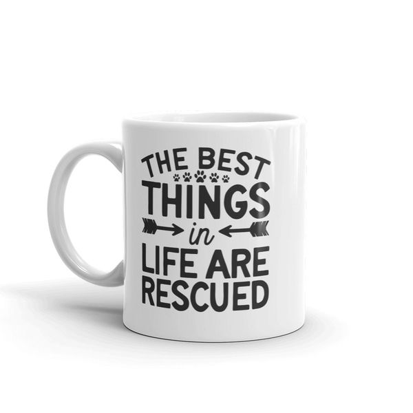 Best Things Are Rescued Father's Day - Mother's Day-Valentines Mug
