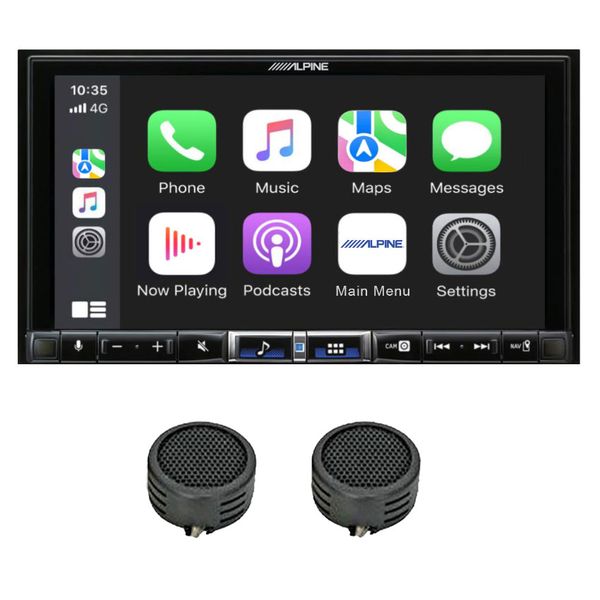 Alpine ILX-705D Digital Media &amp; Evo Tweeters