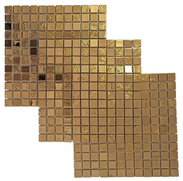 Earthstone Mosaic - King's Gold - 23mm (300x300mm) - 3-Pack