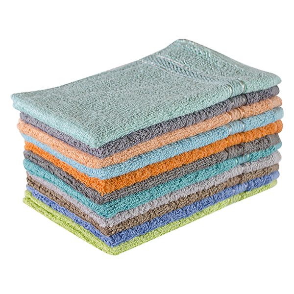 FMF 10 Pack Assorted Guest Towel 30 x 50cm