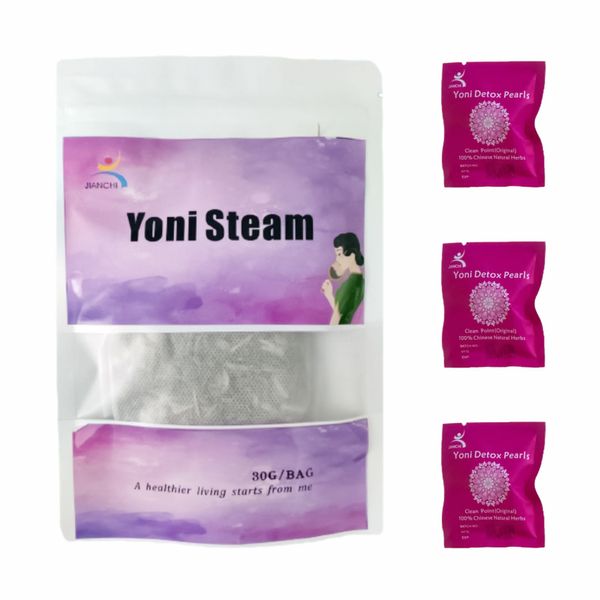 Yoni Steaming Herbs - One Use &amp; 3 Detox Pearls - V Healing