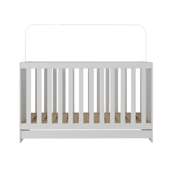 Convertible Baby Cot Bed 3-in-1 - Infant to Toddler Bed Frame