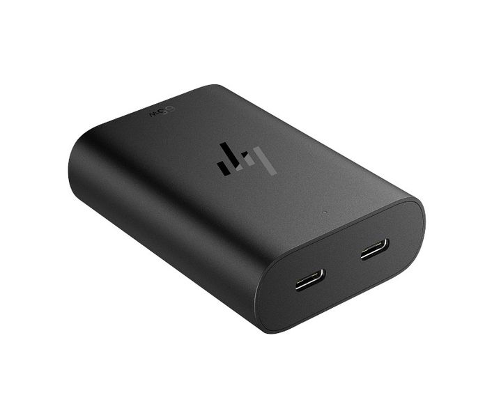HP 65W USB-C Notebook Charger | Two USB-C Ports for Simultaneous Charging