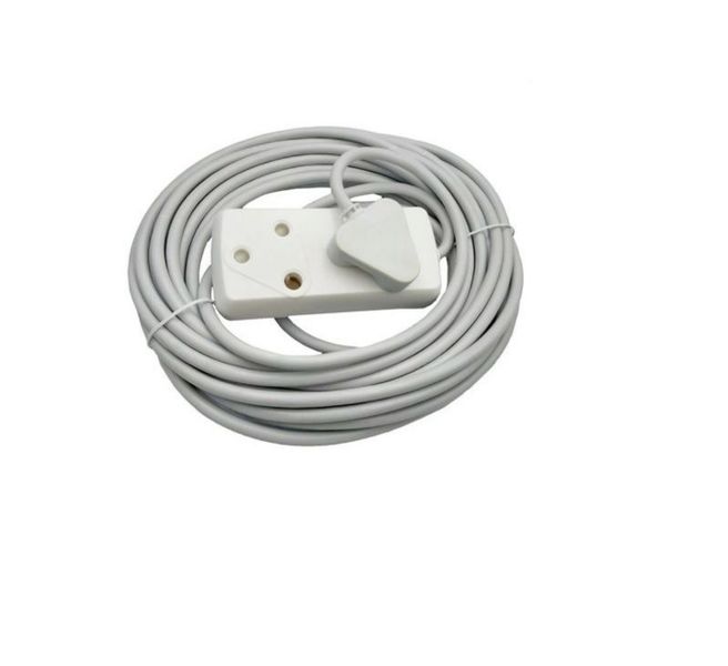 IYWA Quality 20m Extension Cord With A Two-Way Multi-Plug Extension Lead