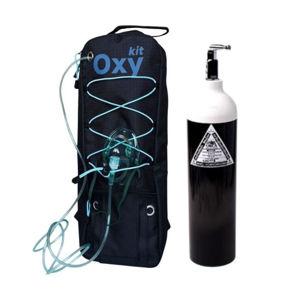 Portable Oxygen Cylinder 425L Aluminium - Lightweight with Nylon Backpack